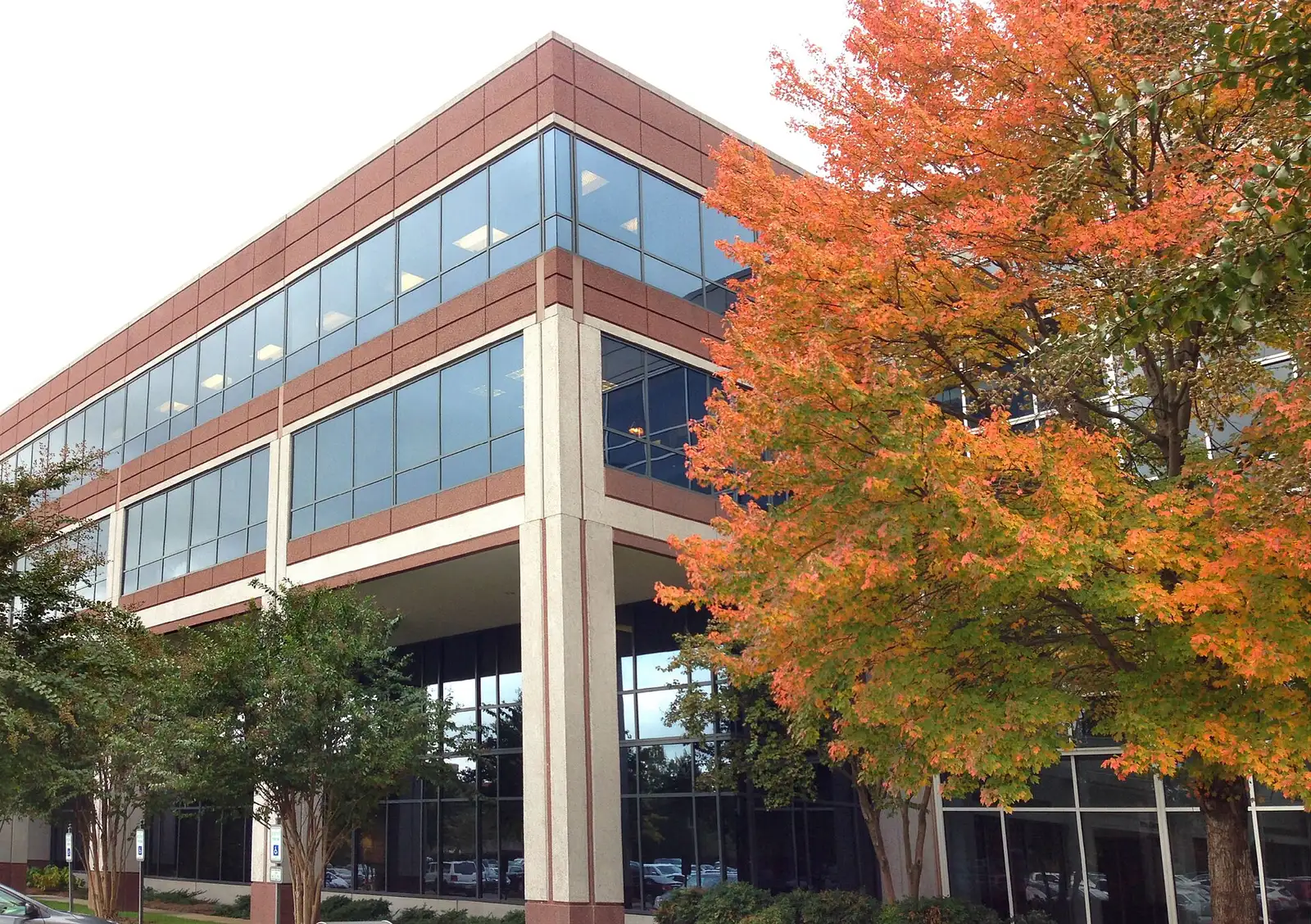 An office building at 10 Cadillac Drive in Brentwood, one of the city's corporate headquarters